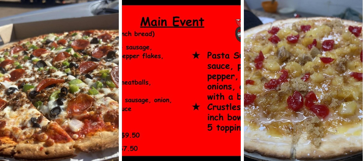 Fuzzy's Pizza Menu